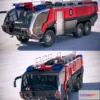 1208852 - CAR - Rosenbauer Panther Fire Truck 6×6 3D Model
