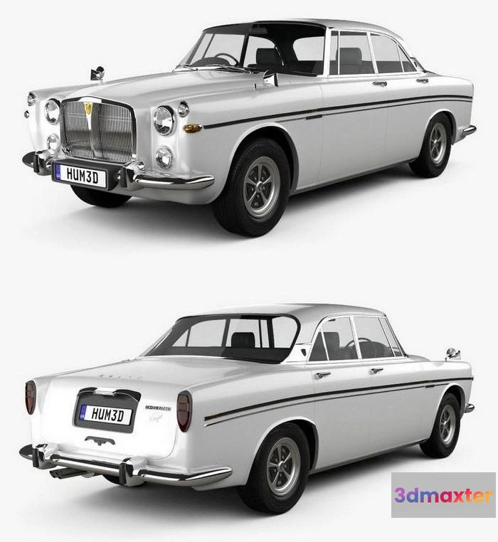 1208856 - CAR - Rover P5B coupe 1973 3D Model