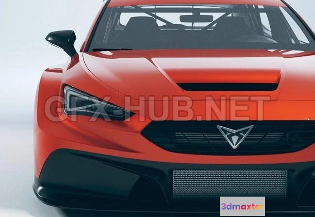 1208884 - CAR - Seat Leon Cupra Competicion 2020 3D Model