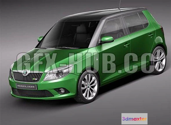 1208904 - CAR - Skoda Fabia RS 2011 3D Model