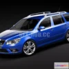 1208910 - CAR - Skoda Octavia RS Combi 2010 3D Model