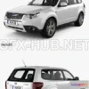 1208946 - CAR - Subaru Forester 2008  3D Model