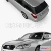 1208952 - CAR - Subaru Legacy station wagon 2008  3D Model