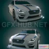 1208960 - CAR - Subaru WRX Race Car 3D Model