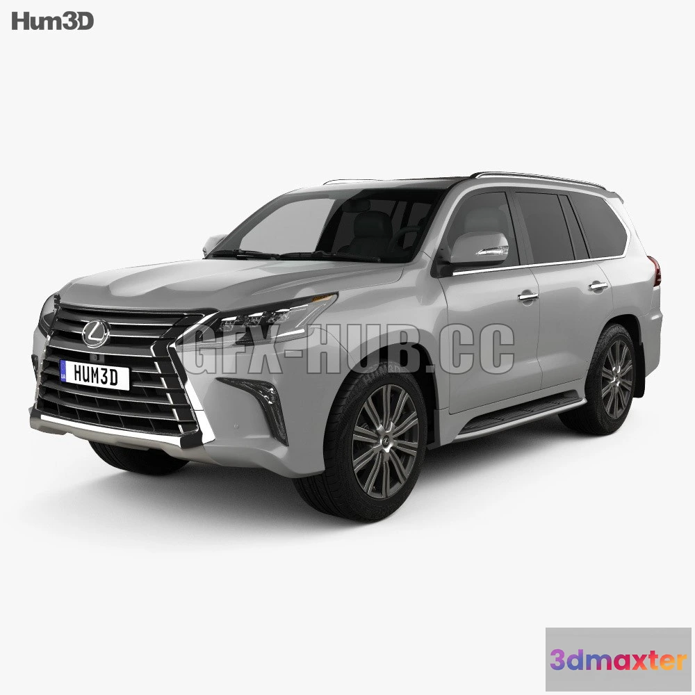 1208966 - CAR - SUV Lexus LX570 2017 3D Model