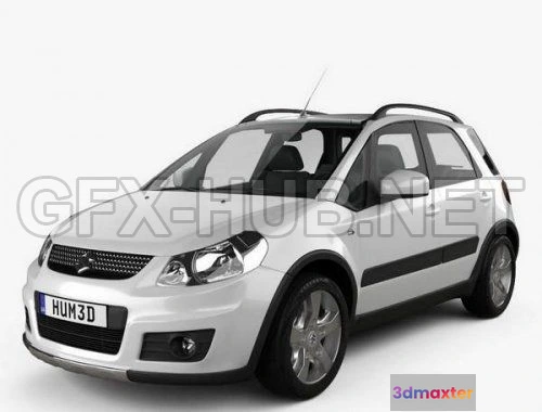 1208986 - CAR - Suzuki SX4 2010  3D Model