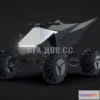 1208992 - CAR - Tesla Cyber quad 3D Model