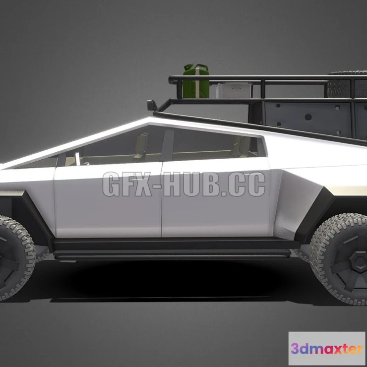 1208994 - CAR - Tesla Cybertruck Off-Road 3D Model