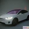 1208998 - CAR - Tesla Model X 2016 3D Model
