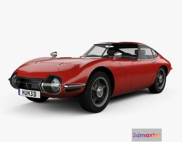 1209012 - CAR - Toyota 2000GT 1969 3D Model
