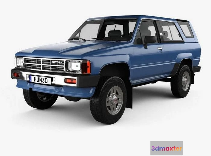 1209014 - CAR - Toyota 4Runner 1986 3D Model