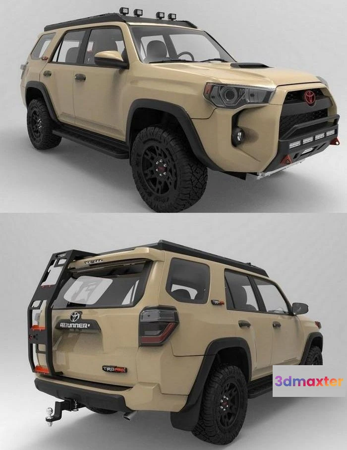 1209020 - CAR - Toyota 4Runner 2018 TRD Pro 4×4 3D Model