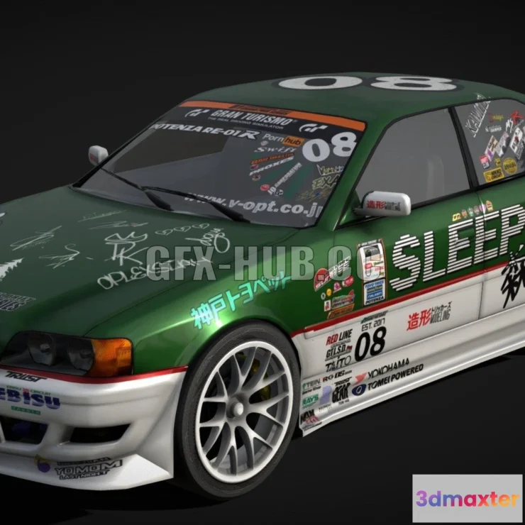 1209056 - CAR - Toyota Chaser TourerV 3D Model