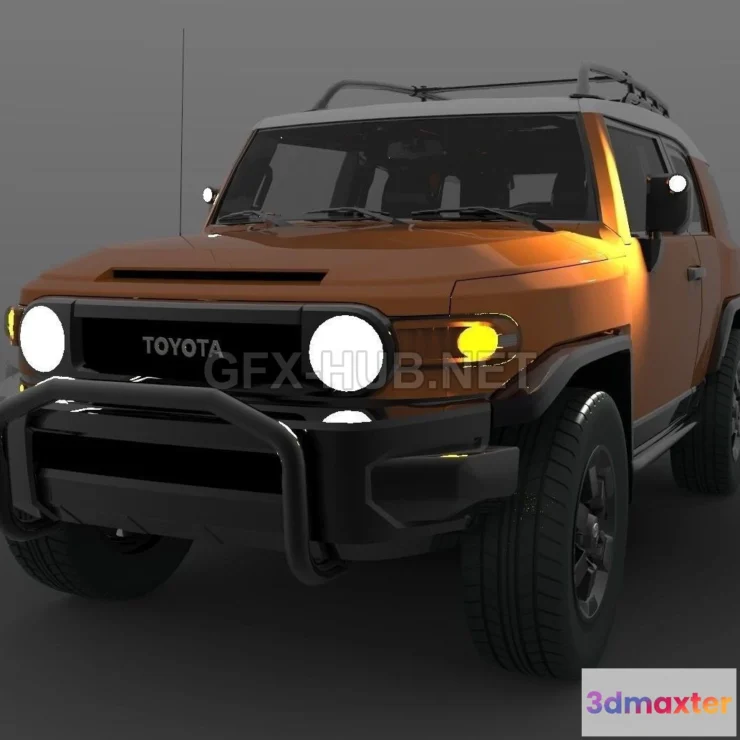 1209072 - CAR - Toyota FJ Cruiser Detailed Design 3D Model