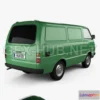 1209086 - CAR - Toyota Hiace Panel Van 1977  3D Model