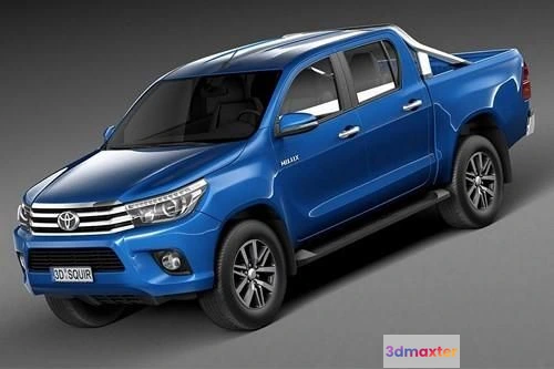 1209106 - CAR - Toyota Hilux Double Cab 2016 3D Model