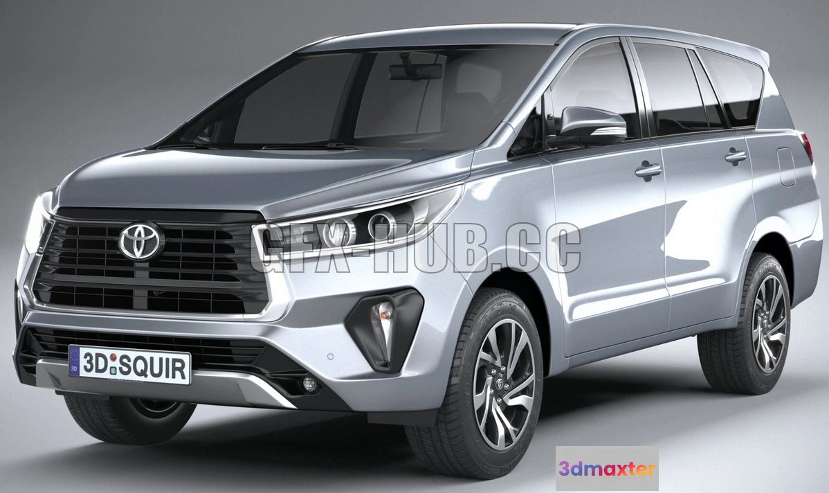 1209116 - CAR - Toyota Inovva Kijang 2021 3D Model