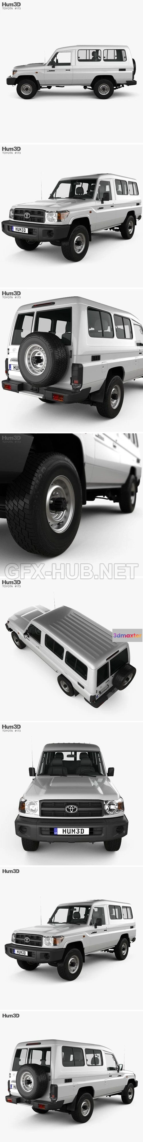 1209140 - CAR - Toyota Land Cruiser (J78) 2010  3D Model