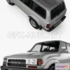 1209142 - CAR - Toyota Land Cruiser (J80) 1995  3D Model