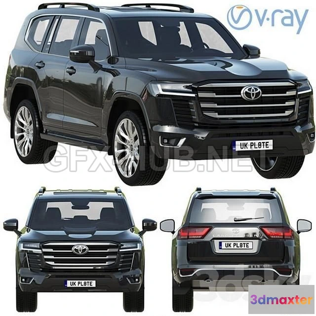 1209150 - CAR - Toyota Land Cruiser 300 3D Model