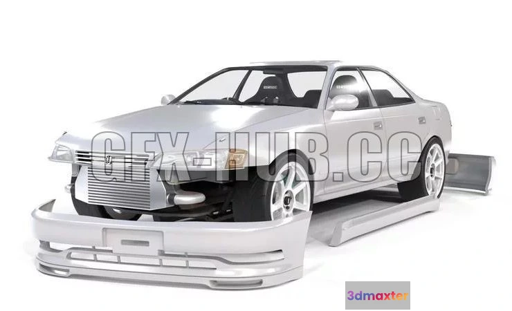 1209166 - CAR - Toyota Mark 2 90 TourerV 3D Model