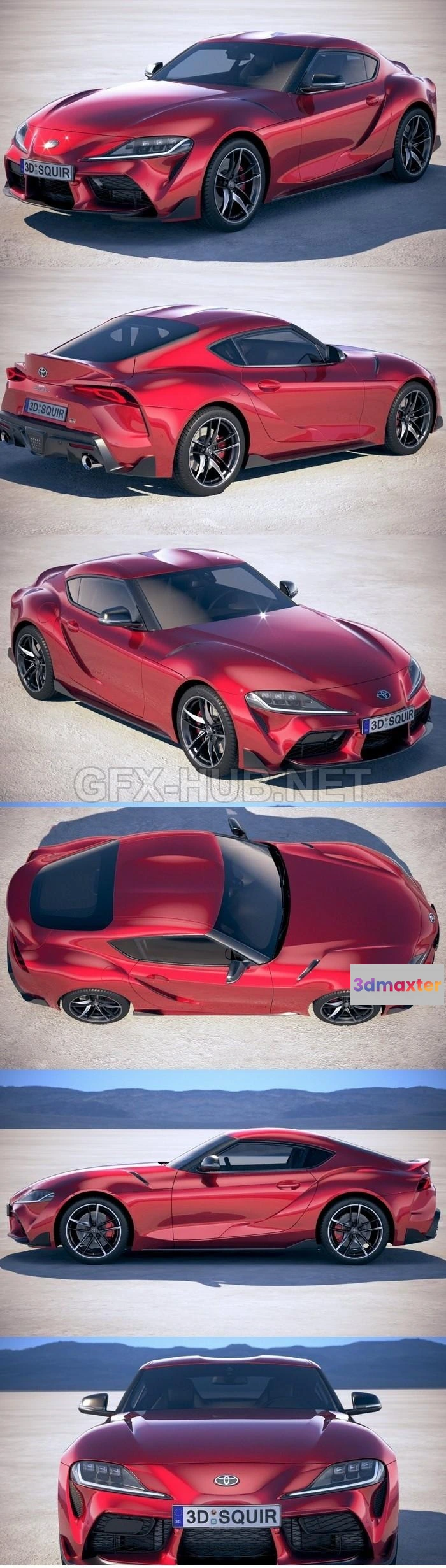 1209188 - CAR - Toyota Supra 2020  3D Model