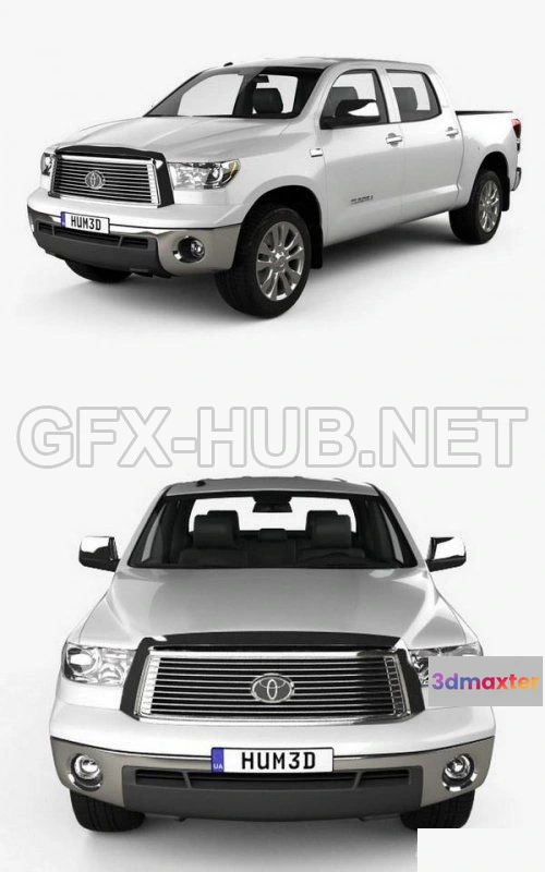 1209206 - CAR - Toyota Tundra Crew Max 2011  3D Model