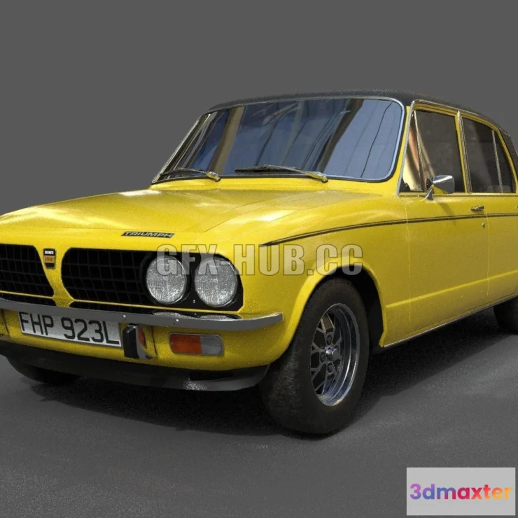 1209224 - CAR - Triumph Dolomite Sprint 3D Model