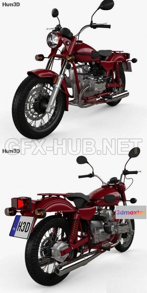 1209234 - CAR - Ural Solo sT 2013  3D Model