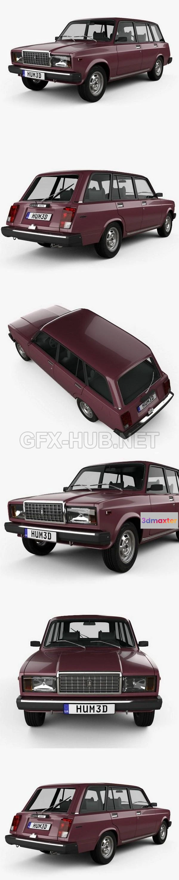 1209240 - CAR - VAZ Lada 21041 2006  3D Model