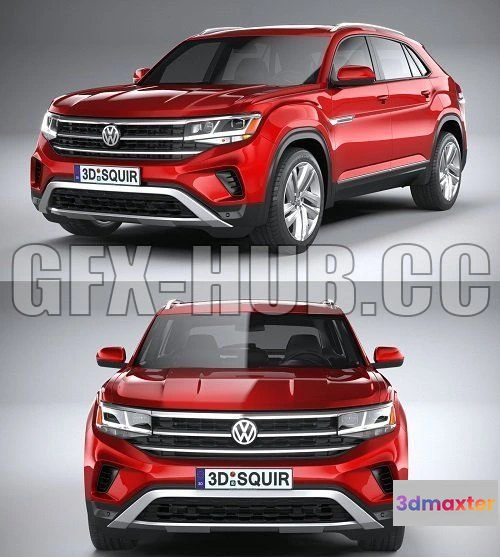 1209272 - CAR - Volkswagen Atlas Cross Sport Regular 2021 3D Model