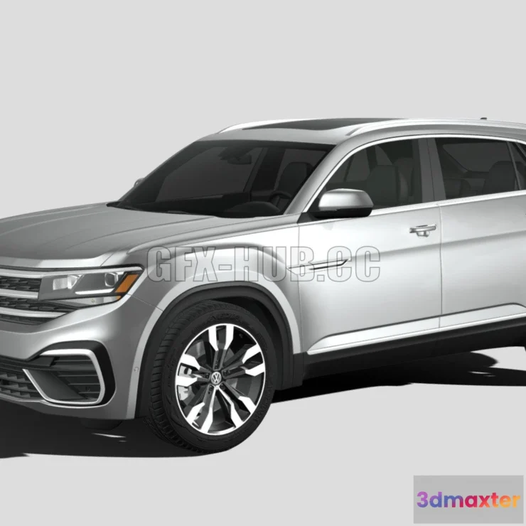 1209274 - CAR - Volkswagen Atlas Cross Sport R-Line 2021 3D Model
