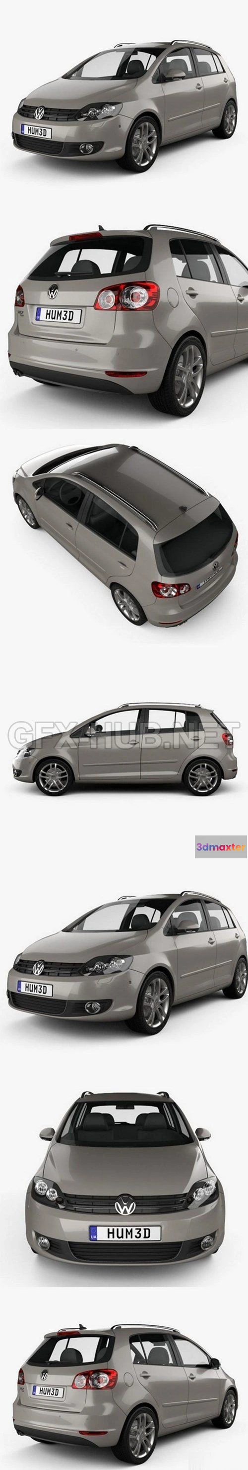 1209306 - CAR - Volkswagen Golf Plus 2011  3D Model