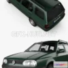 1209310 - CAR - Volkswagen Golf Variant 1993  3D Model
