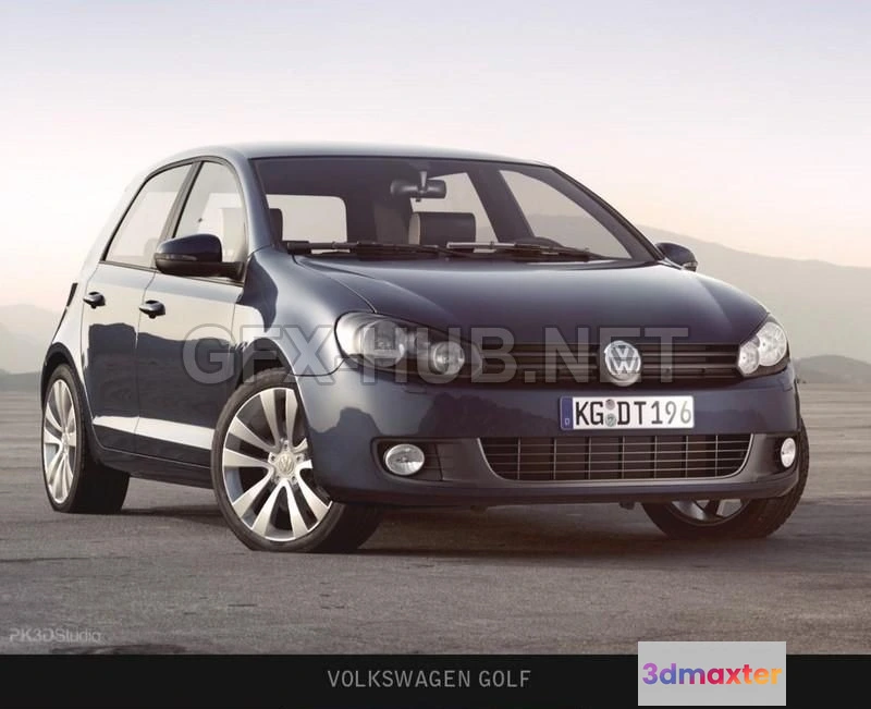 1209312 - CAR - Volkswagen golf 3D Model