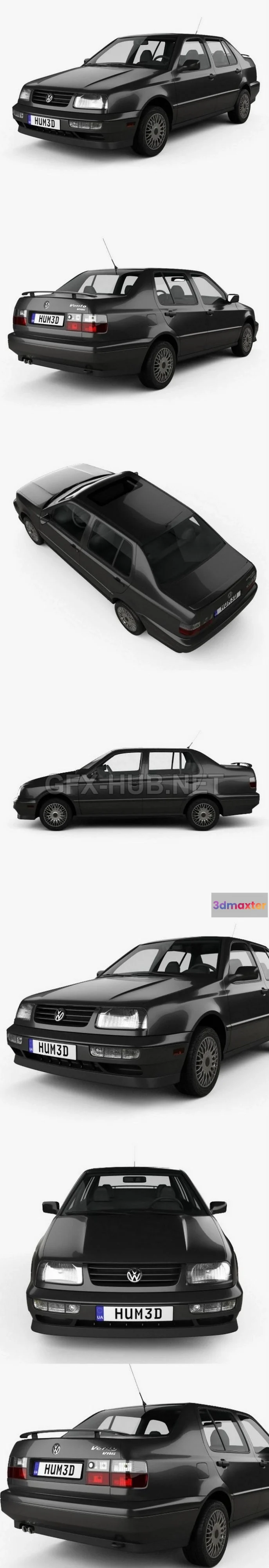 1209322 - CAR - Volkswagen Jetta 1992  3D Model
