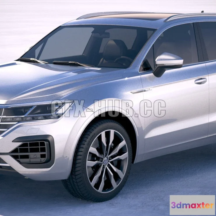 1209380 - CAR - Volkswagen Touareg R-line 2019 3D Model