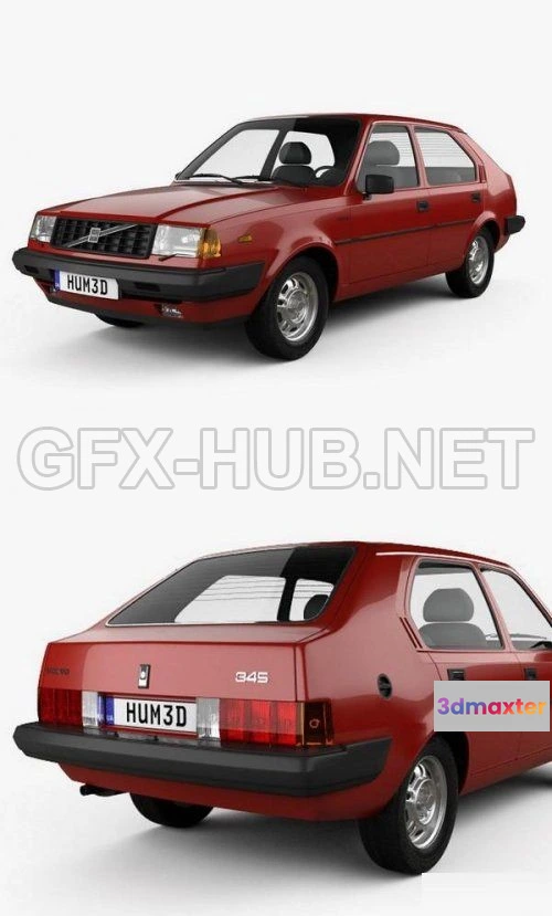 1209408 - CAR - Volvo 345 5-door 1980  3D Model