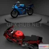 1209444 - CAR - Yahoma motorcycle 3D Model