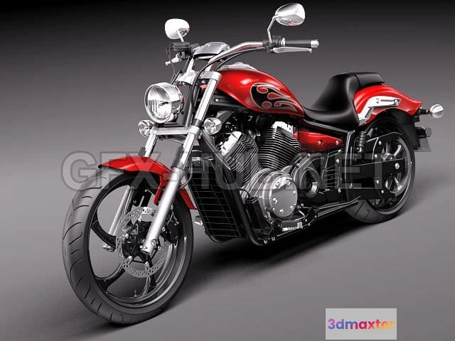 1209446 - CAR - Yamaha Stryker 2012 3D Model