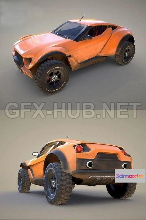 1209450 - CAR - Zarooq Sand Racer 3D Model