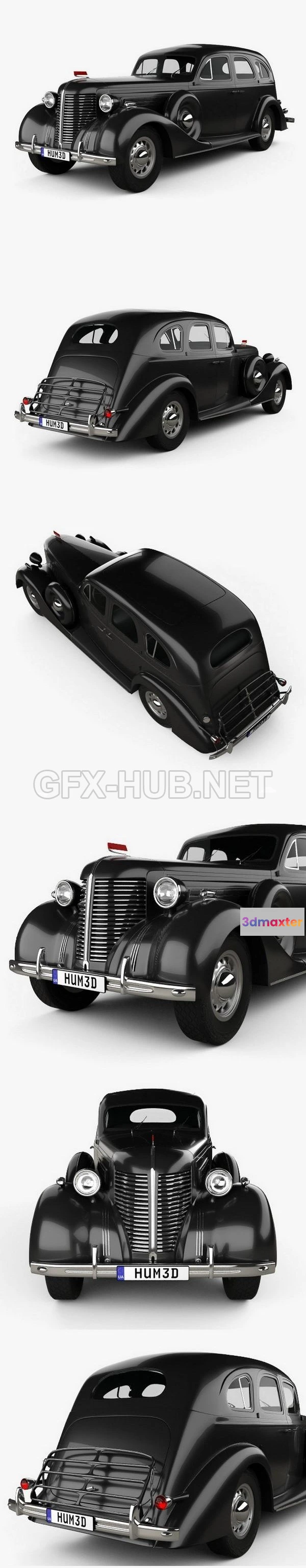 1209454 - CAR - ZIS 101A 1939  3D Model