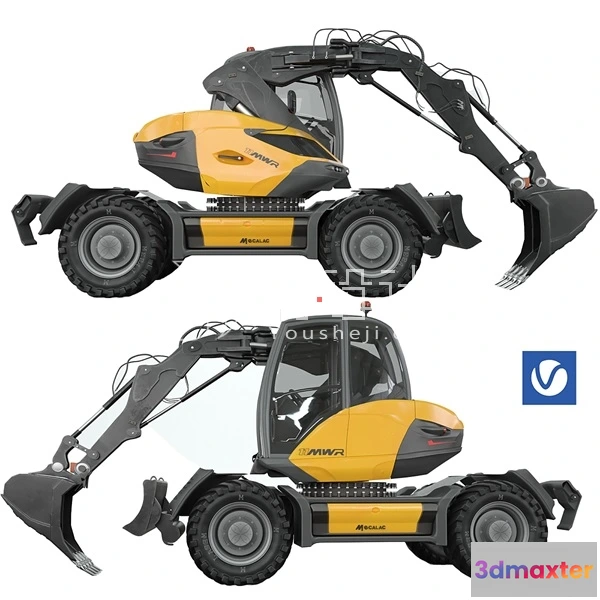 1244552 - Excavator_Mecalac_11_Mwr - 3400