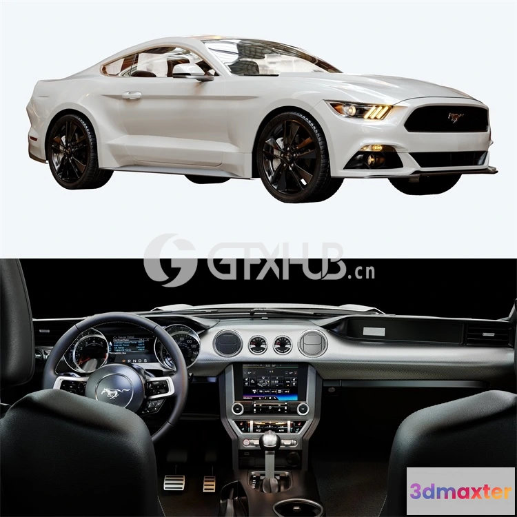 1244576 - Ford Mustang GT white - 3412