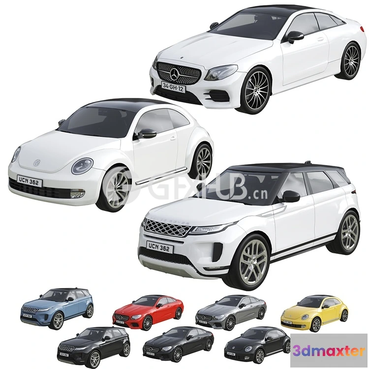 1244692 - Low Poly Cars Set - 3470
