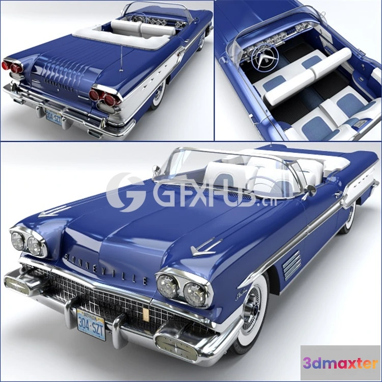 1244814 - Pontiac Bonneville1958 - 3531