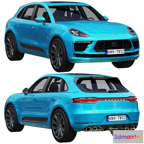 1244824 - Porsche Macan Turbo 2020 3D Model - 3536