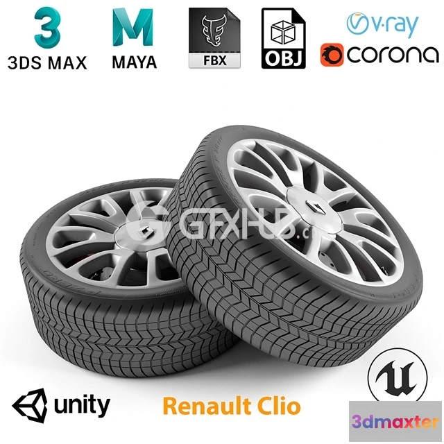 1244844 - Renault_Clio_Wheel - 3546