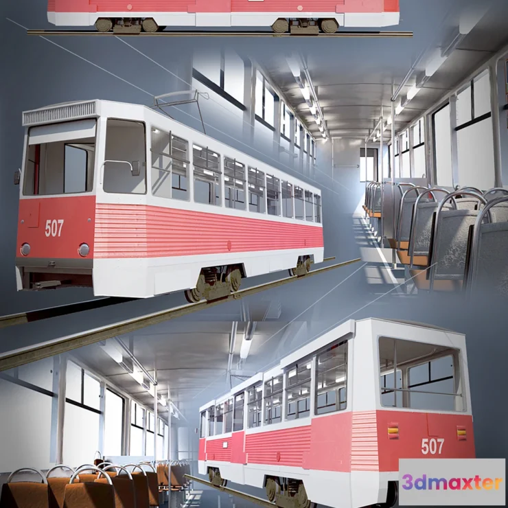 1270075 - tram 3D Max