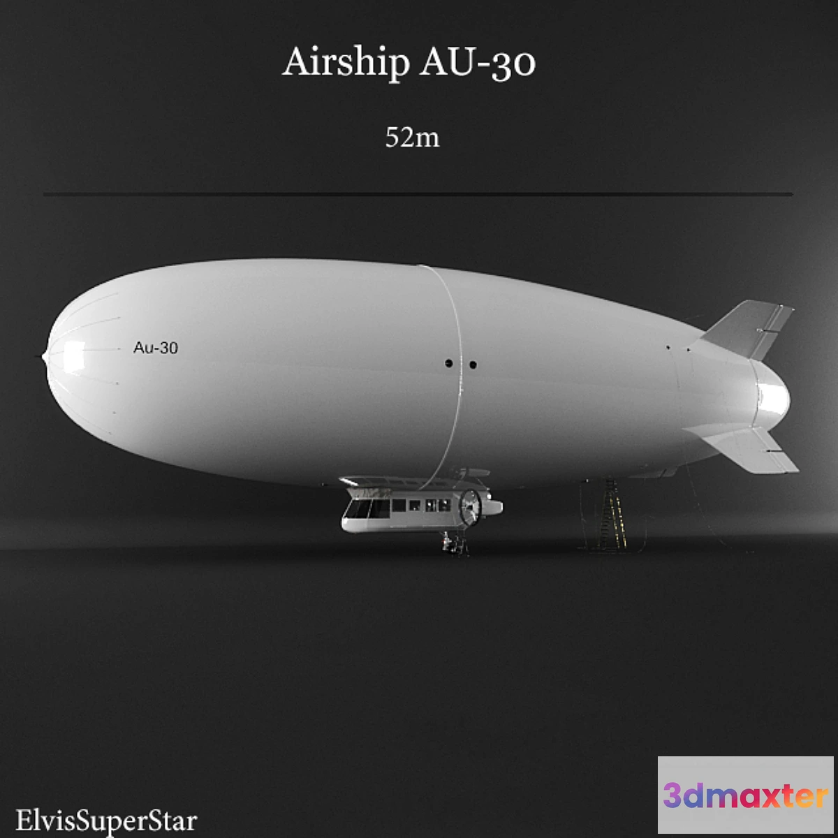 1273254 - Airship AU-30 3D Max
